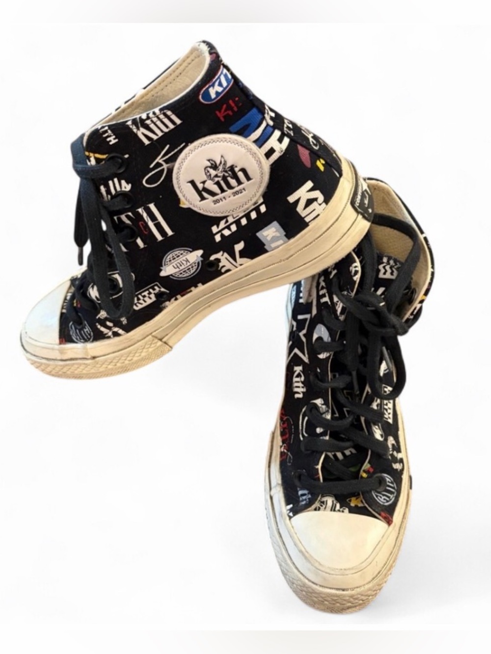 Converse x KITH 10th Anniversary Chuck 70 High Black Chucks, Shoes, Sneakers